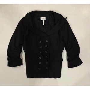 Laundry by Shelli Segal Women's 12‎ Button Black Blazer. Women's Size 4